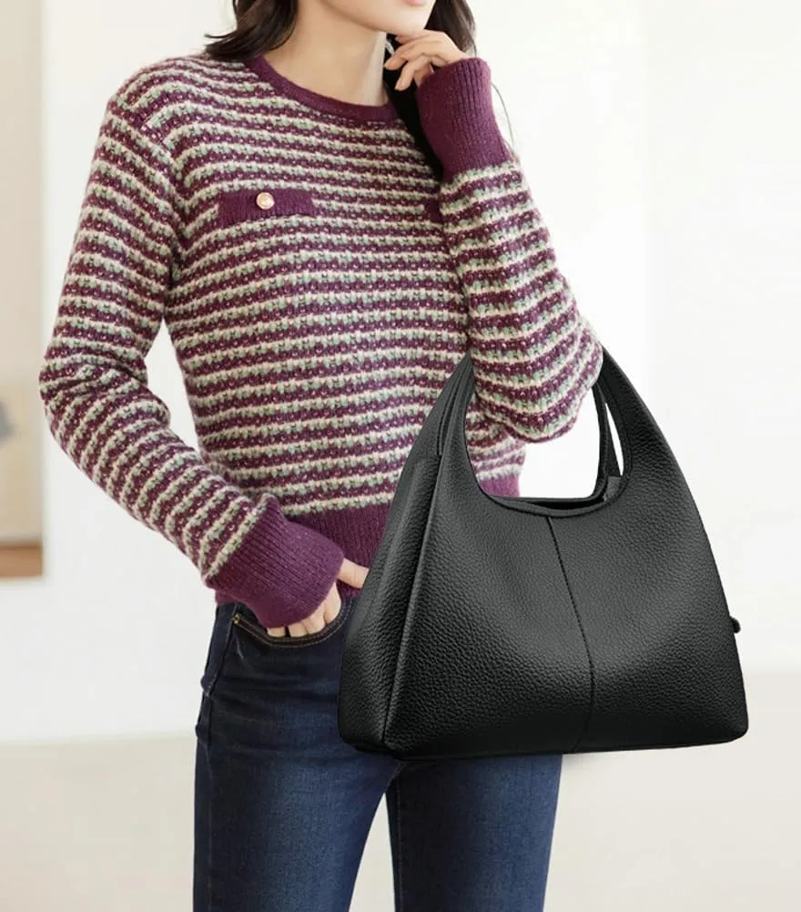 Trendy Vegan Leather Tote Bags for Women Y2k Large Casual Top Handle Handbags Working Shoulder Crossbody Purses