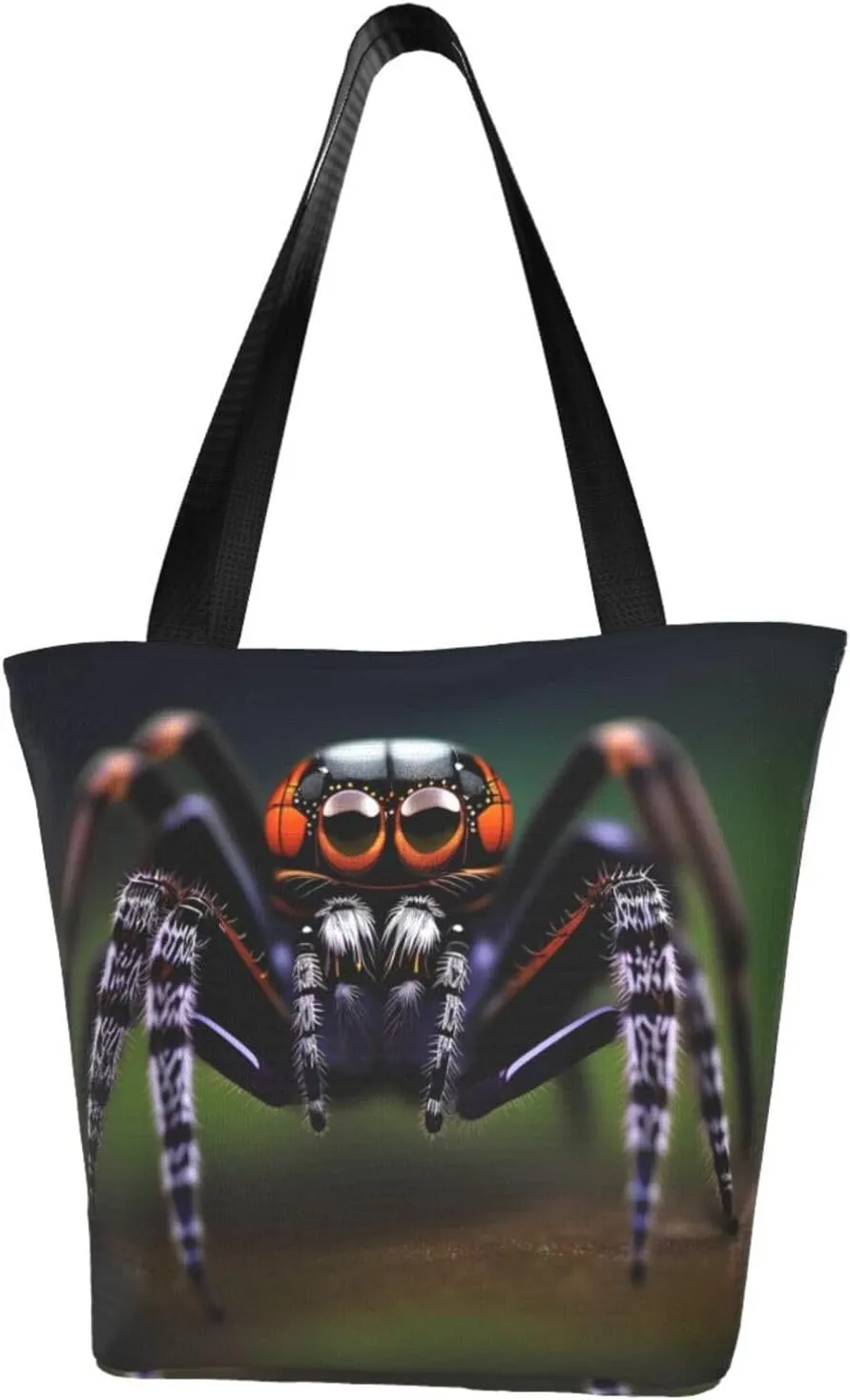 Tropical rainforest spiders Fashionable shoulder handbag, women's crossbody shoulder bag, suitable for weekend travel shopping shoulder bag