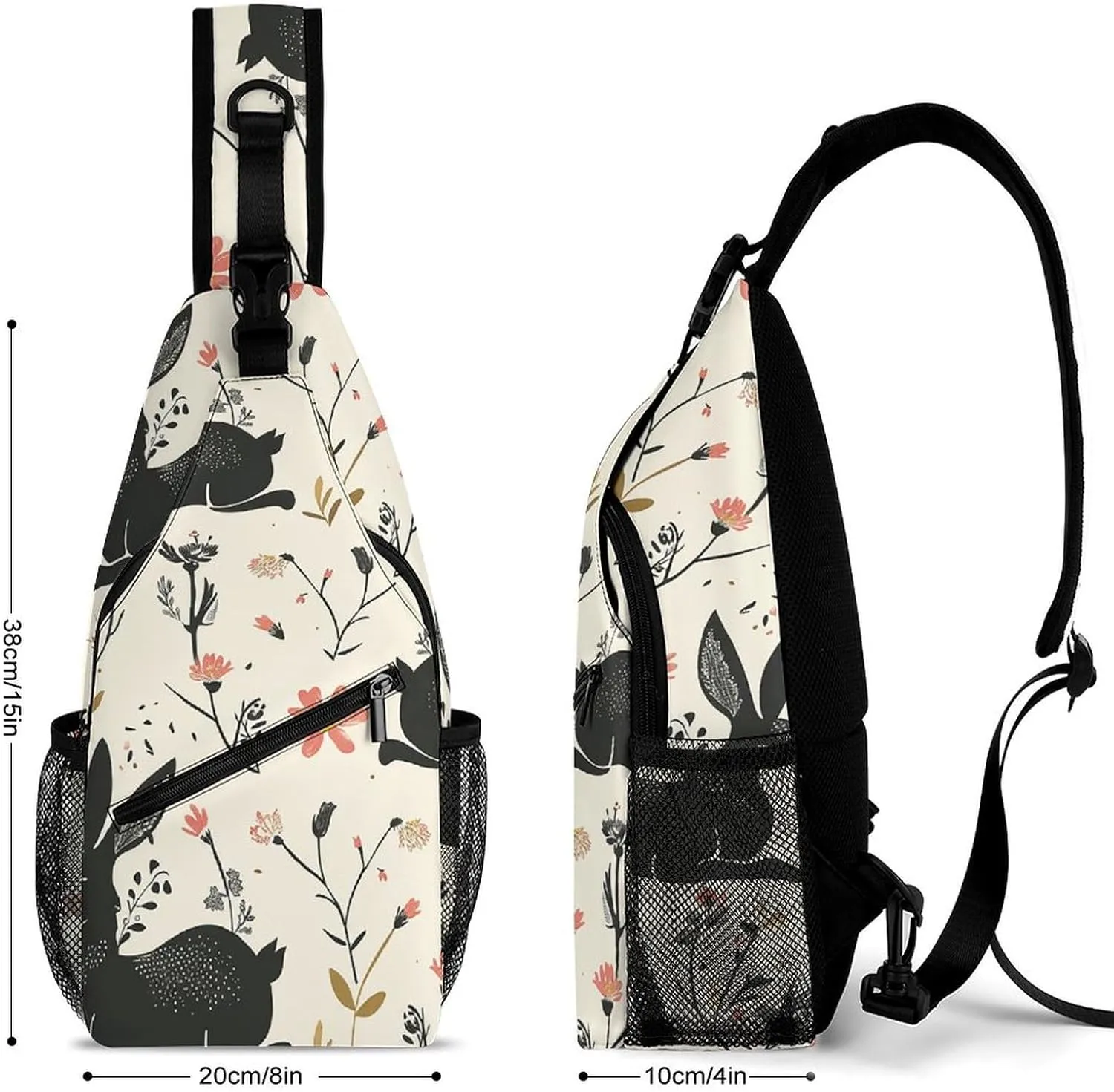 Truck Creative Pattern Sling Bag Crossbody Bags Cross Body Bag Fanny Packs Chest Bags Sling Purses for Travel