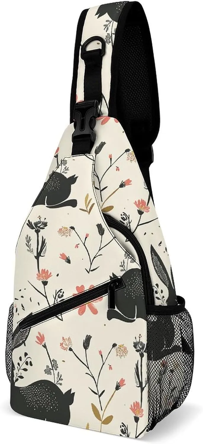 Truck Creative Pattern Sling Bag Crossbody Bags Cross Body Bag Fanny Packs Chest Bags Sling Purses for Travel