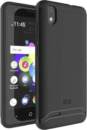 TUDIA Dual Layer Fit [Merge] Designed for ZTE Blade T2 Case (Z559DL) / Tracfone T2 Lite Case (Matte Black)