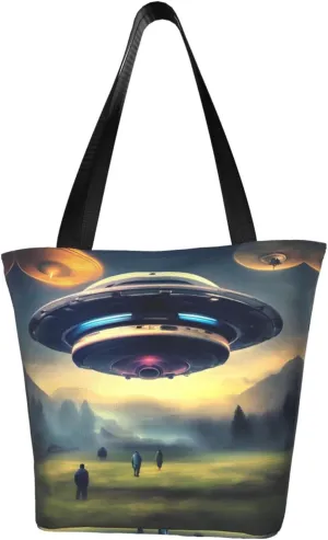 UFO landing Women's Fashion Single Shoulder Handbags, Suitable for Weekend Travel Shopping Single Shoulder Bag Crossbody Shoulder Bag