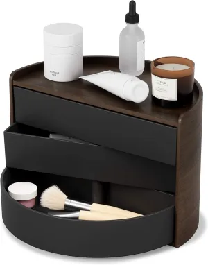 Umbra Moona Storage Box Black/Walnut