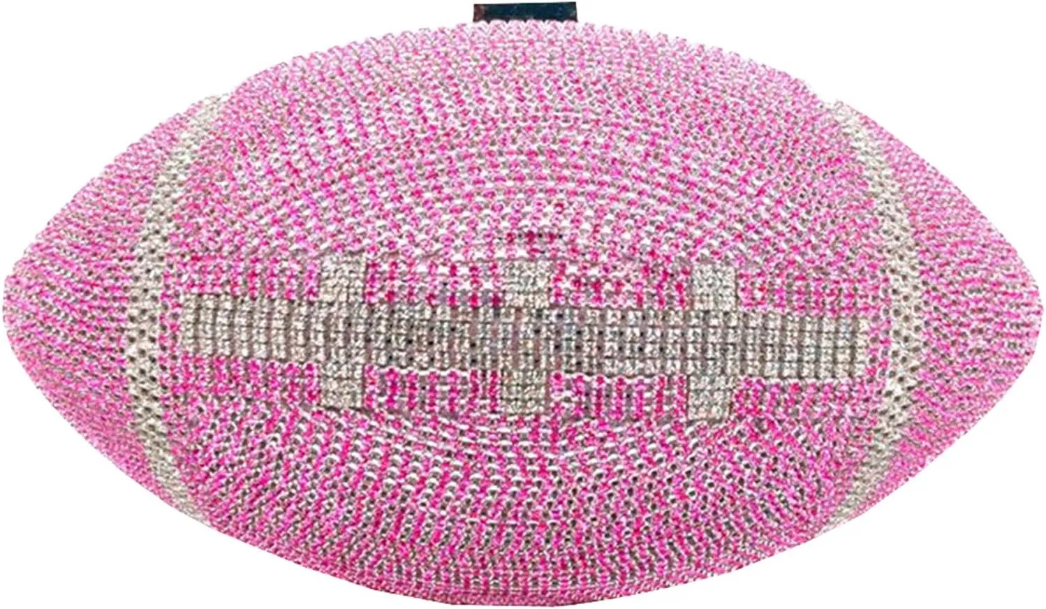 UMREN Women Basketball Shaped Cross Body Purse Rhinestone Round Ball Crystal Evening Bag Clutch Handbag for Wedding Party