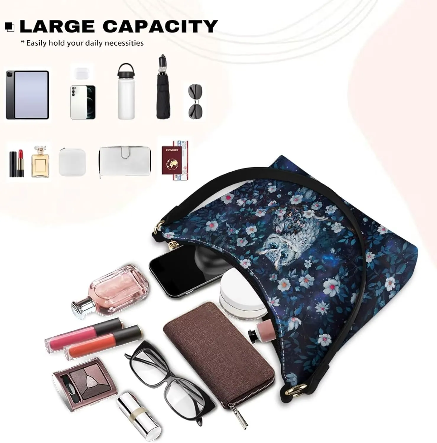 Underarm Shoulder Bag for Women Handbag with Zipper Fashion Top Handle Bag Work Travel Wallet Purse