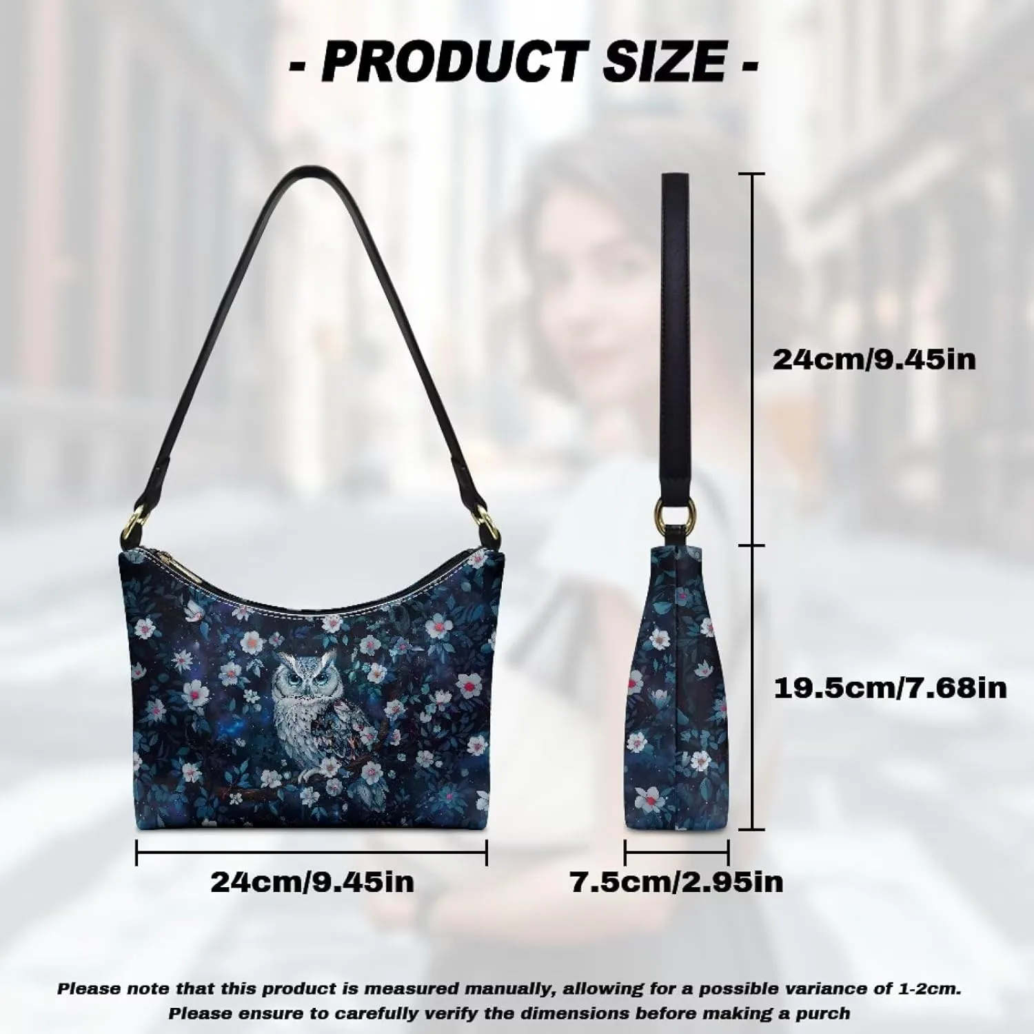 Underarm Shoulder Bag for Women Handbag with Zipper Fashion Top Handle Bag Work Travel Wallet Purse