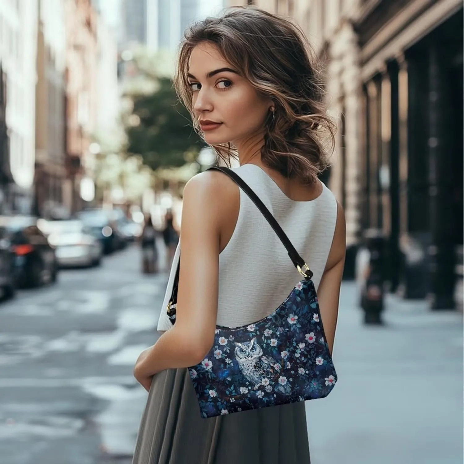 Underarm Shoulder Bag for Women Handbag with Zipper Fashion Top Handle Bag Work Travel Wallet Purse