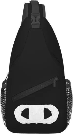 United States Air Force Operations Support Badge Crossbody Bags For Women Men Chest Backpack Gym Shoulder Bag Travel Outdoor Sports Casual Crossbody Bags
