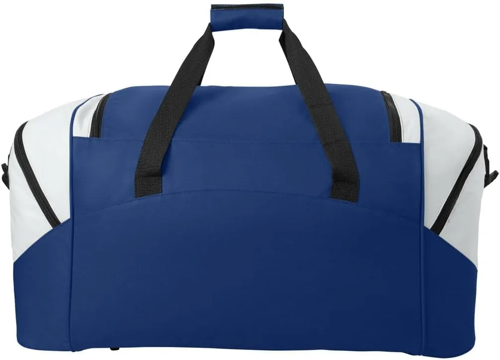 University of Illinois Duffel Bag LARGE Illini Suitcase or Gym Bag for Men Ladies Him or Her! (Royal)