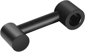 Unomor Organize Your Car Rear Aluminum Alloy Car Seat Back Hook for Storage Hanger for Bags Coats Water Bottles (Black)