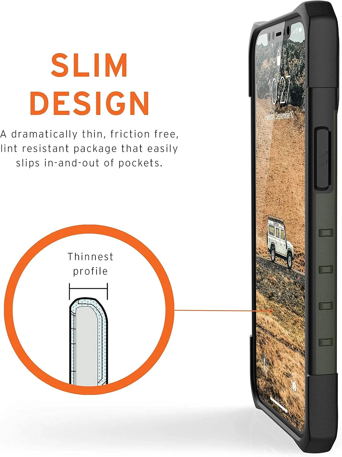 URBAN ARMOR GEAR UAG Designed for iPhone 12 Pro Max 5G [6.7-inch Screen] Rugged Lightweight Slim Shockproof Pathfinder SE Protective Cover, Forest Camo