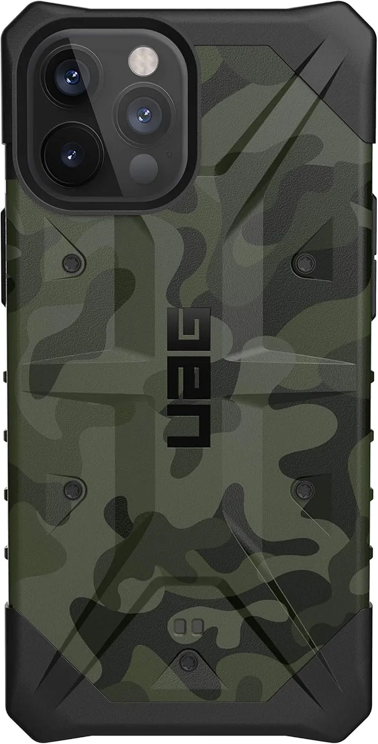 URBAN ARMOR GEAR UAG Designed for iPhone 12 Pro Max 5G [6.7-inch Screen] Rugged Lightweight Slim Shockproof Pathfinder SE Protective Cover, Forest Camo