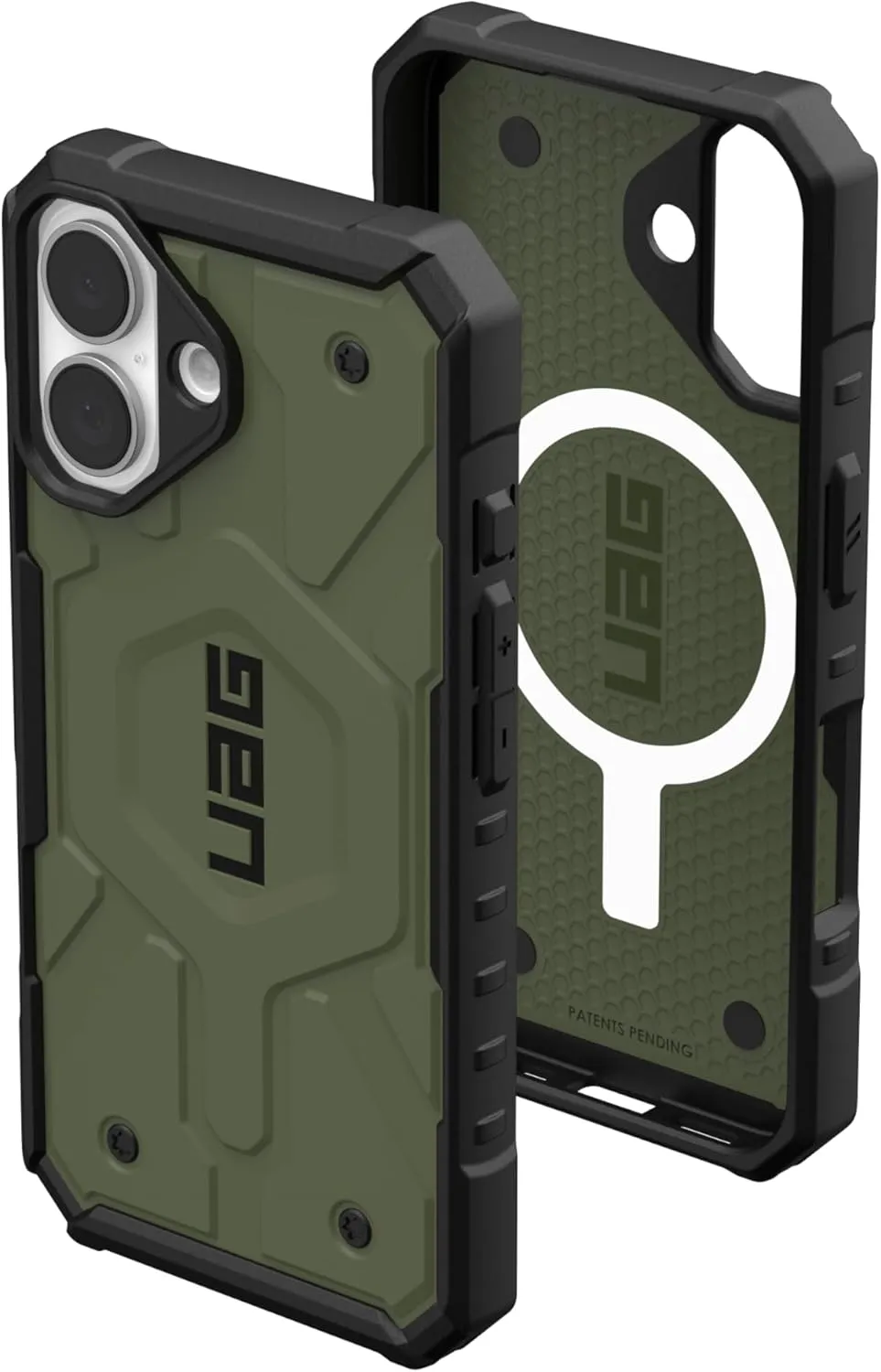 URBAN ARMOR GEAR UAG Designed for iPhone 16 Case 6.1" Pathfinder - Compatible with MagSafe Charging Rugged Shockproof Anti-Slip Military Grade Protective Cover, Olive Drab