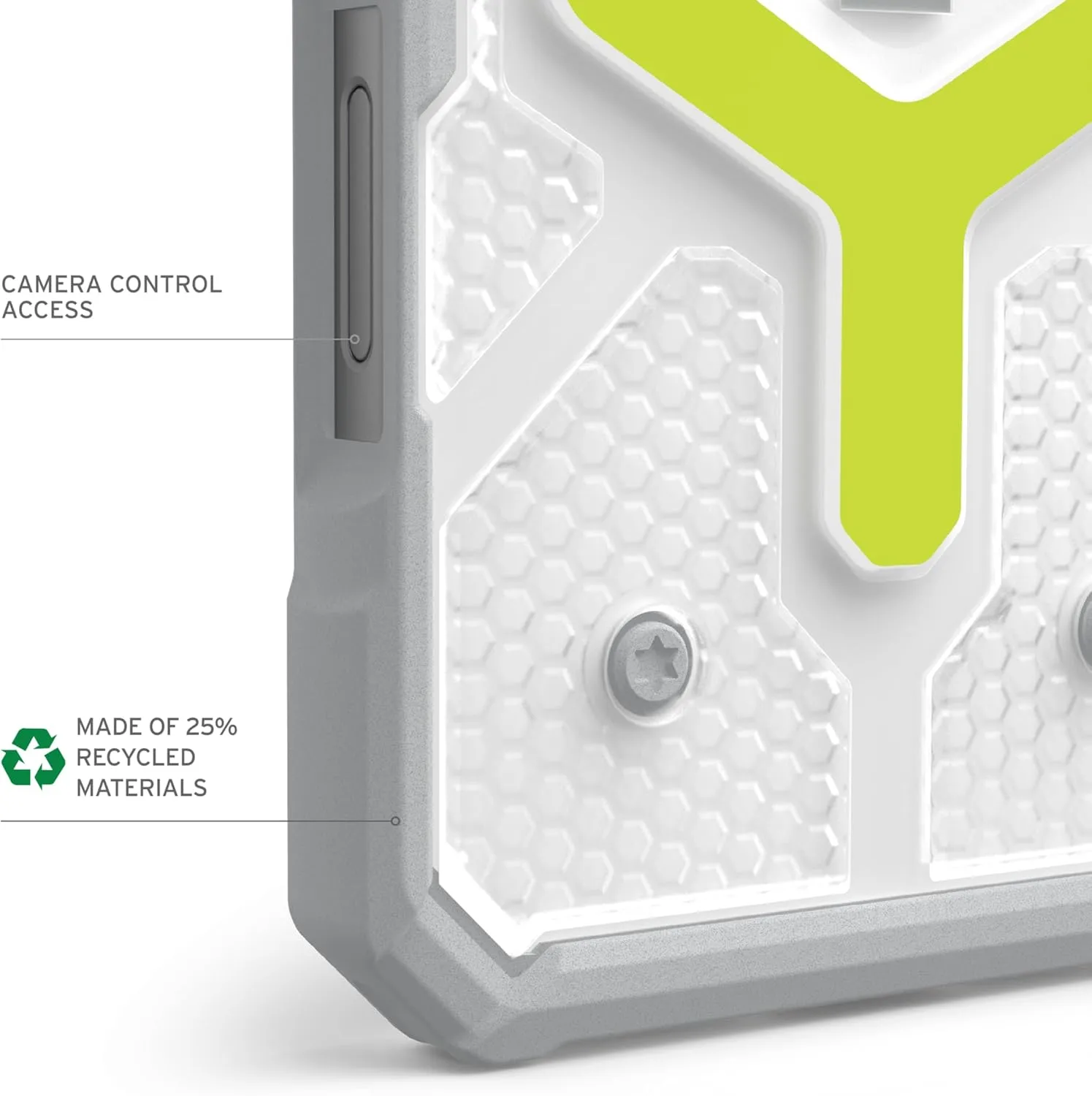 URBAN ARMOR GEAR UAG Designed for iPhone 16 Pro Case 6.3" Pathfinder Clear - Compatible with MagSafe Charging Rugged Shockproof Anti-Slip Military Grade Protective Cover, Active Neon