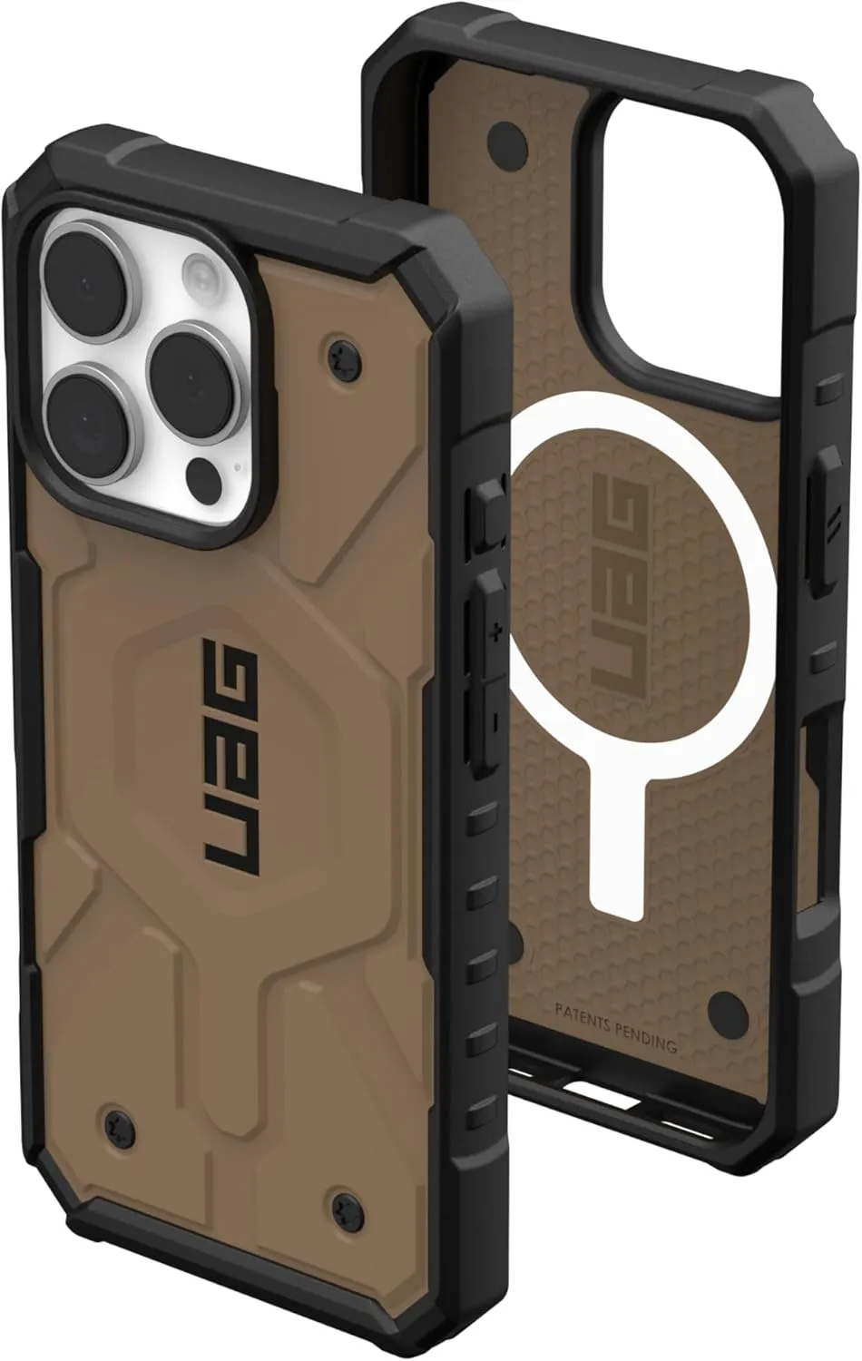 URBAN ARMOR GEAR UAG Designed for iPhone 16 Pro Case 6.3" Pathfinder - Compatible with MagSafe Charging Rugged Shockproof Anti-Slip Military Grade Protective Cover, Dark Earth