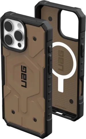 URBAN ARMOR GEAR UAG Designed for iPhone 16 Pro Max Case 6.9" Pathfinder - Compatible with MagSafe Charging Rugged Shockproof Anti-Slip Military Grade Protective Cover, Dark Earth