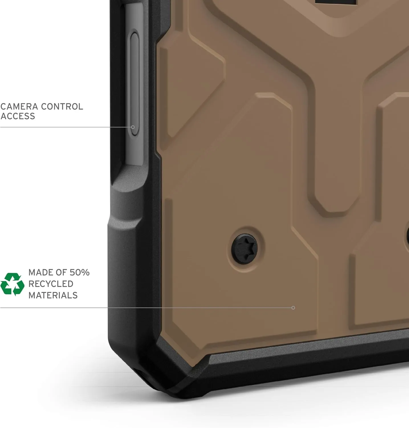 URBAN ARMOR GEAR UAG Designed for iPhone 16 Pro Max Case 6.9" Pathfinder - Compatible with MagSafe Charging Rugged Shockproof Anti-Slip Military Grade Protective Cover, Dark Earth