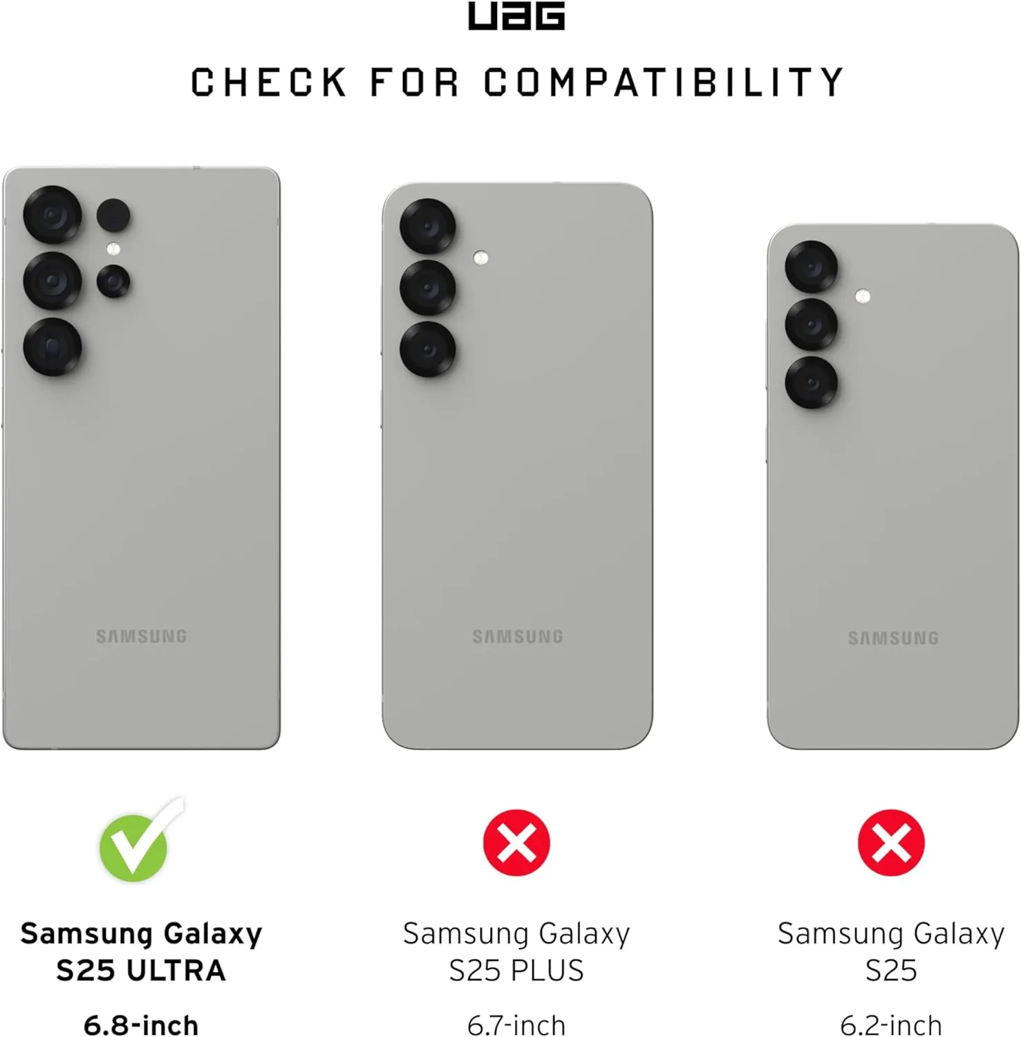 URBAN ARMOR GEAR UAG Designed for Samsung Galaxy S25 Ultra Case 6.8" Pathfinder - Compatible with Magnetic Charging Armor Shell Impact-Resistant Rugged Military Grade Protective Cover, Olive Drab