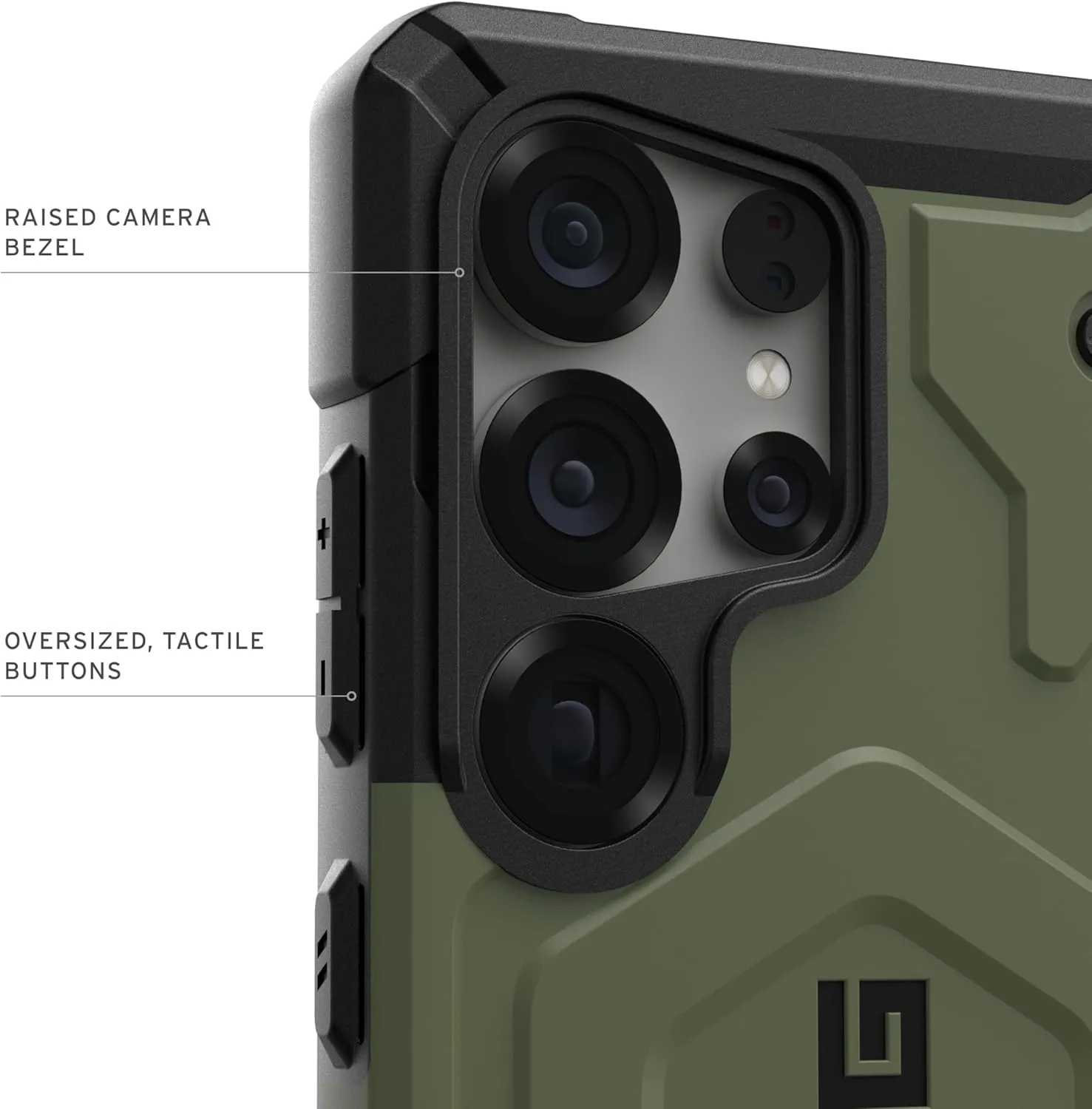 URBAN ARMOR GEAR UAG Designed for Samsung Galaxy S25 Ultra Case 6.8" Pathfinder - Compatible with Magnetic Charging Armor Shell Impact-Resistant Rugged Military Grade Protective Cover, Olive Drab