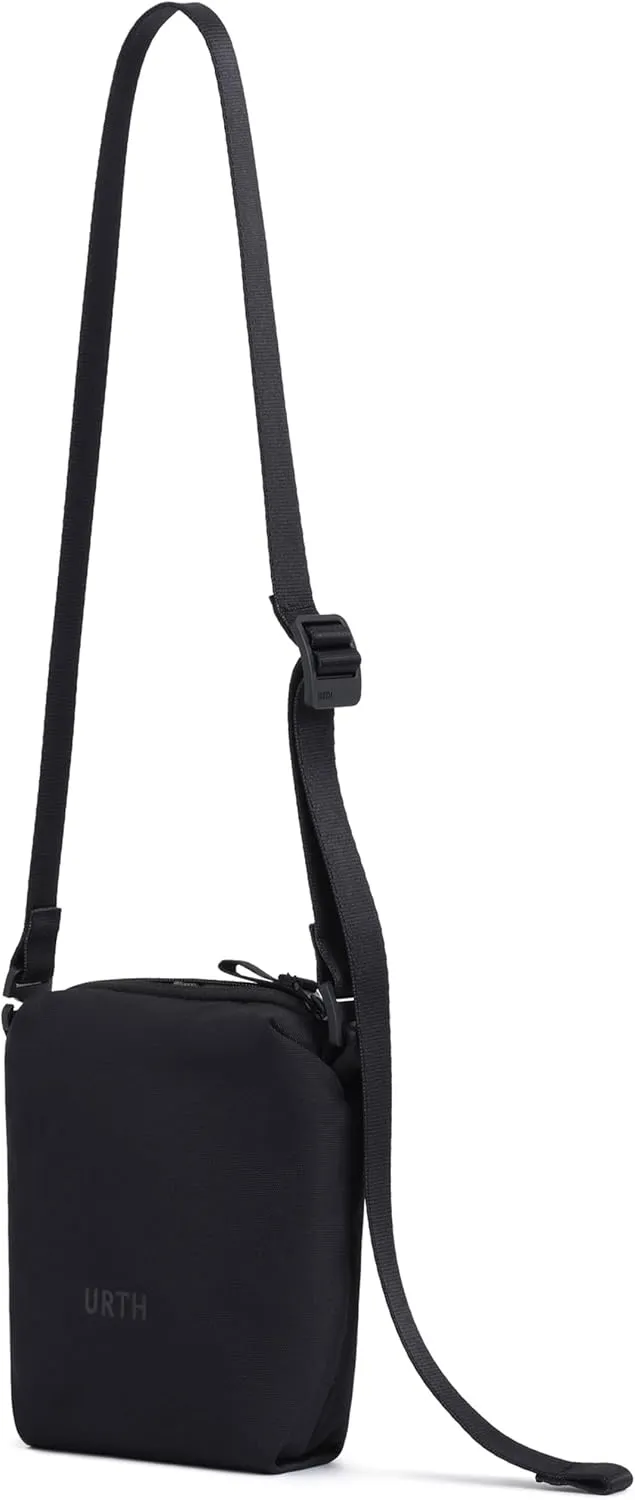 Urth Andesite 2L Photography Camera Pouch - Water Resistant, Recycled, Small Digital Camera & Daily Essentials Crossbody Bag in Black