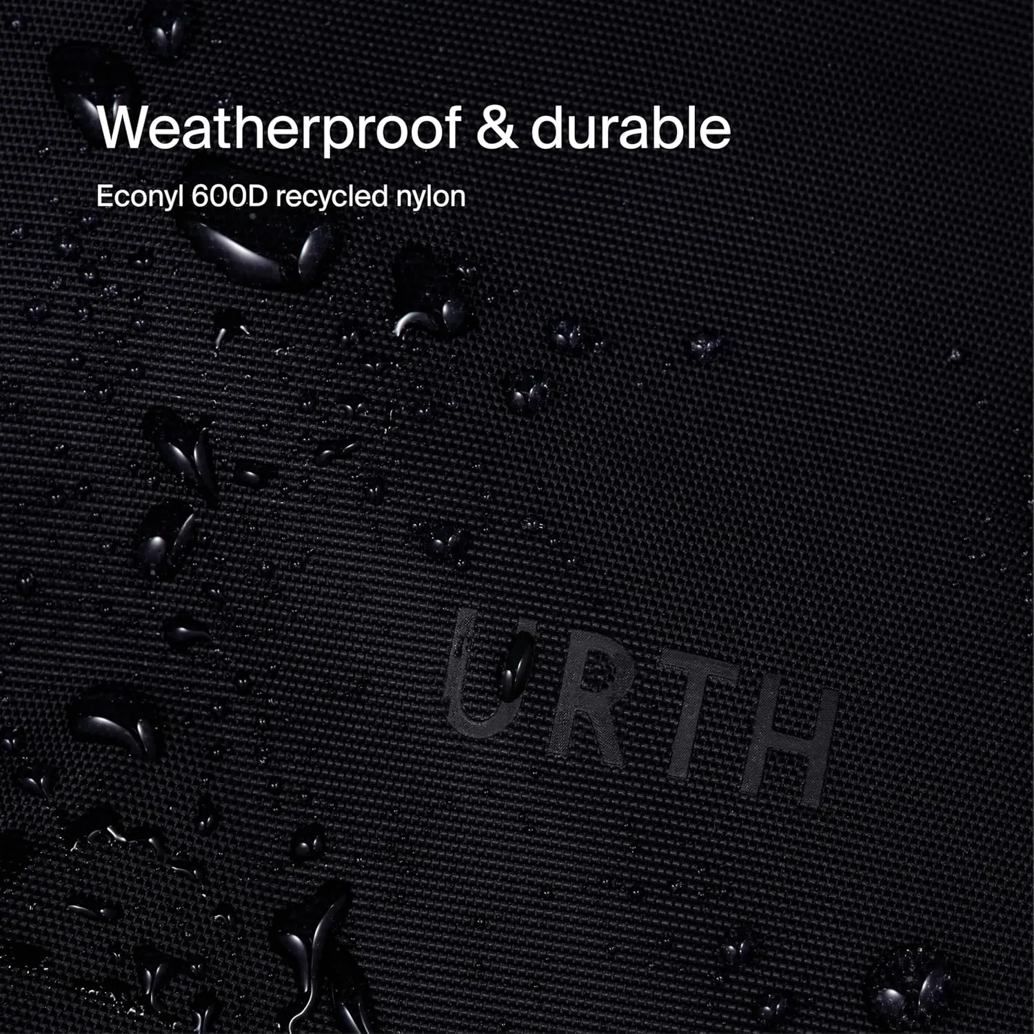Urth Arkose 20L Modular Backpack   3.7L Camera Insert - Water Resistant, Anti-Theft, Recycled Bag for DSLR/SLR/Mirrorless, 13-16 Inch Laptop in Black