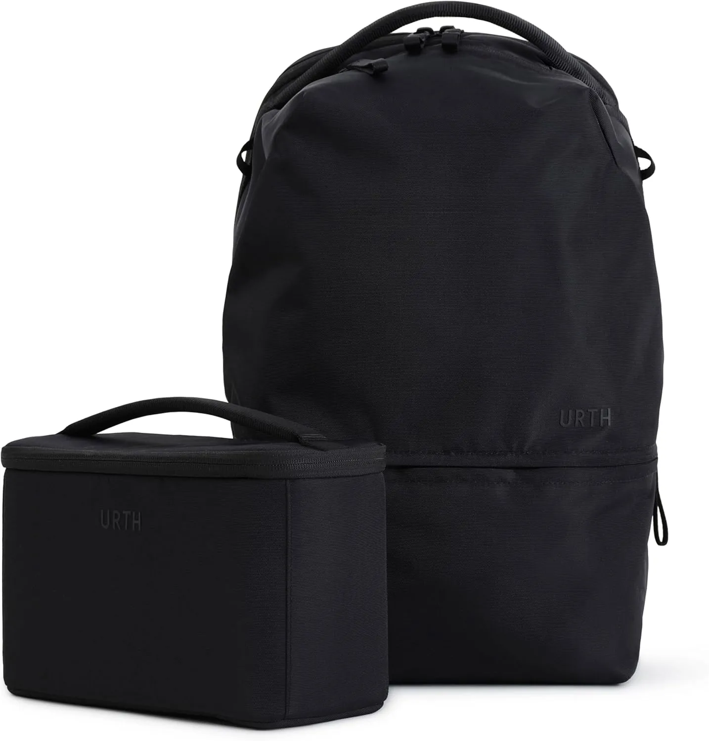 Urth Arkose 20L Modular Backpack   3.7L Camera Insert - Water Resistant, Anti-Theft, Recycled Bag for DSLR/SLR/Mirrorless, 13-16 Inch Laptop in Black