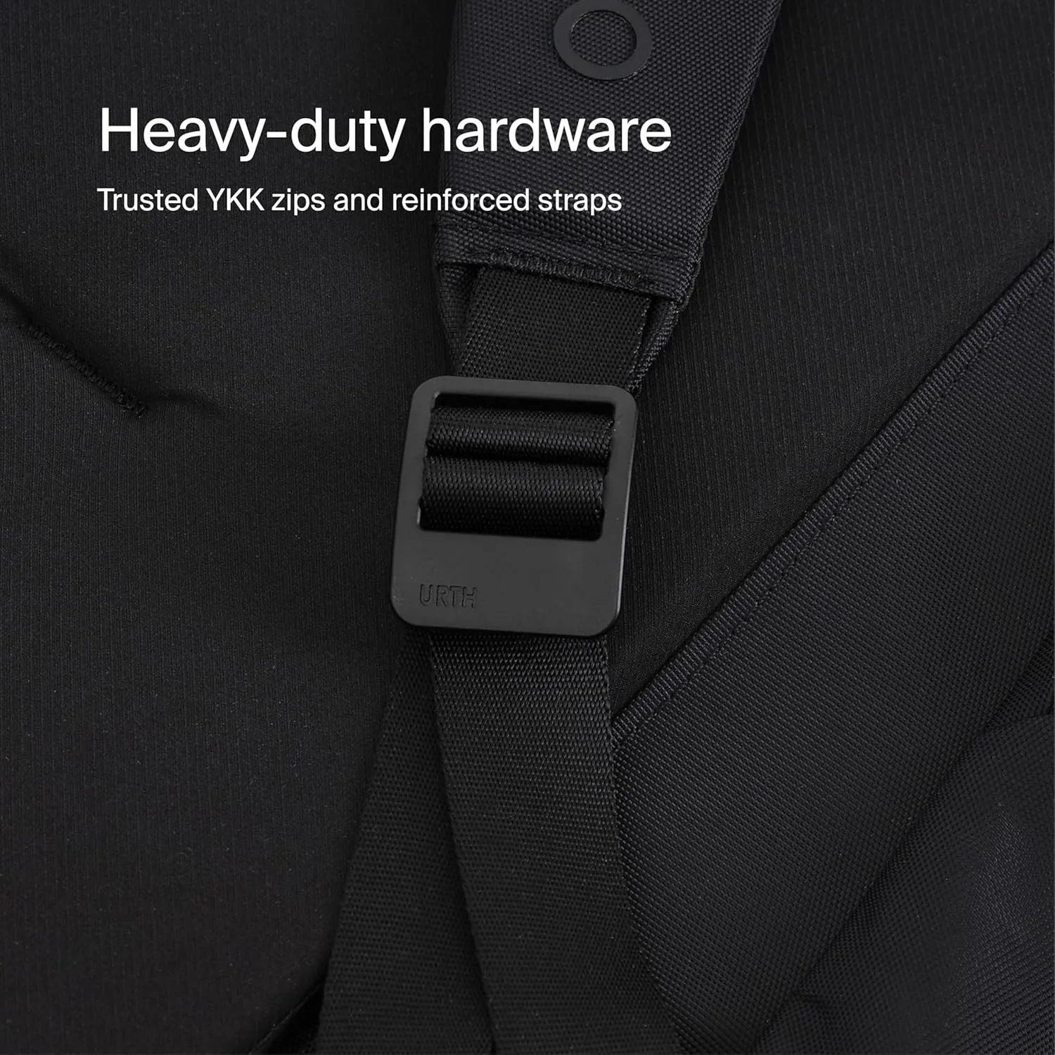 Urth Arkose 20L Modular Backpack   3.7L Camera Insert - Water Resistant, Anti-Theft, Recycled Bag for DSLR/SLR/Mirrorless, 13-16 Inch Laptop in Black