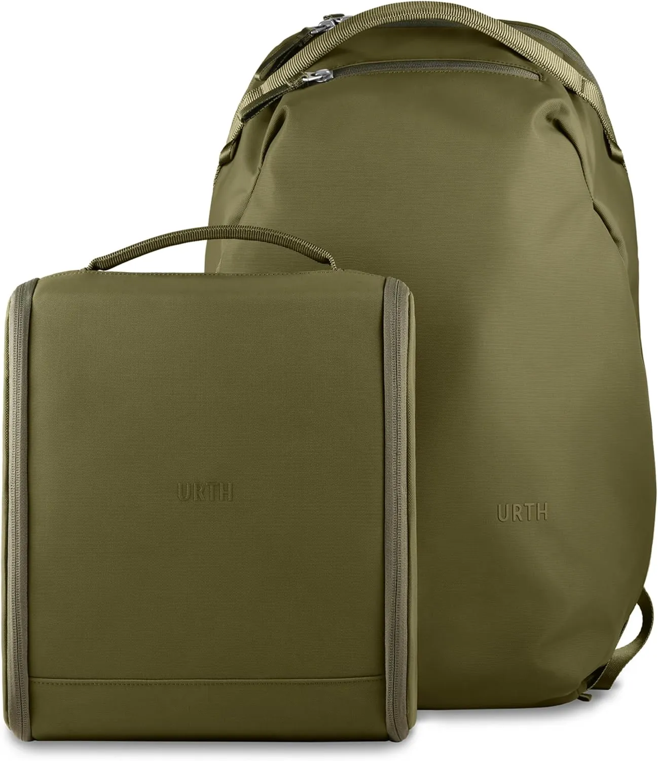 Urth Norite 24L Modular Backpack   11.3L Camera Insert - Water Resistant, Anti-Theft, Recycled Bag for DSLR/SLR/Mirrorless, 13-16 Inch Laptop in Green