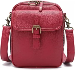 Urvashi Cross Body Bag Small Leather Tojoyride Messenger Bag With Card Slots Shoulder Bags For Women Men Wallet Purses