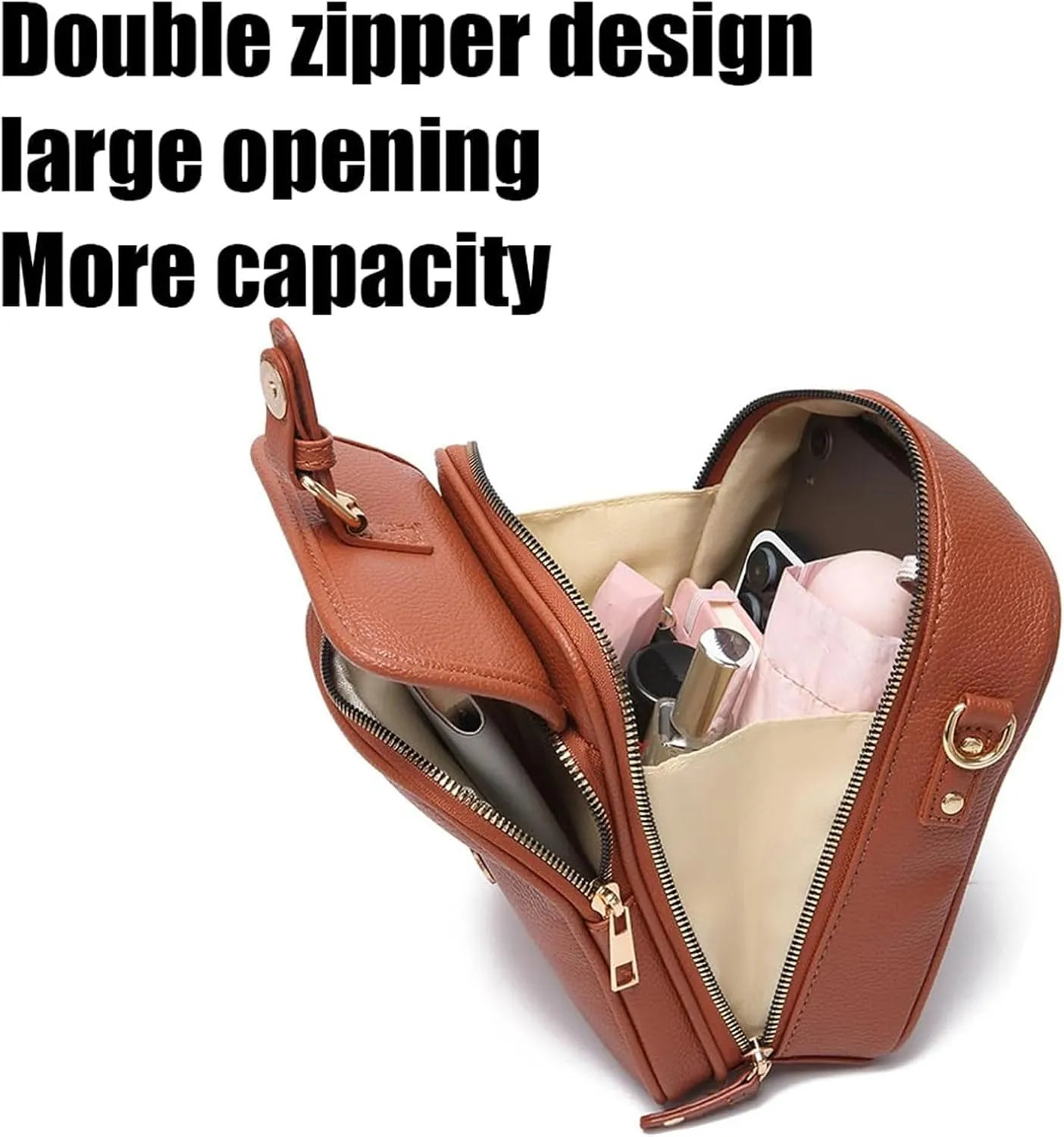 Urvashi Cross Body Bag Small Leather Tojoyride Messenger Bag With Card Slots Shoulder Bags For Women Men Wallet Purses