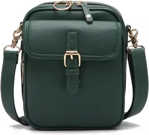 Urvashi Cross Body Bag Small Leather Tojoyride Messenger Bag With Card Slots Shoulder Bags For Women Men Wallet Purses