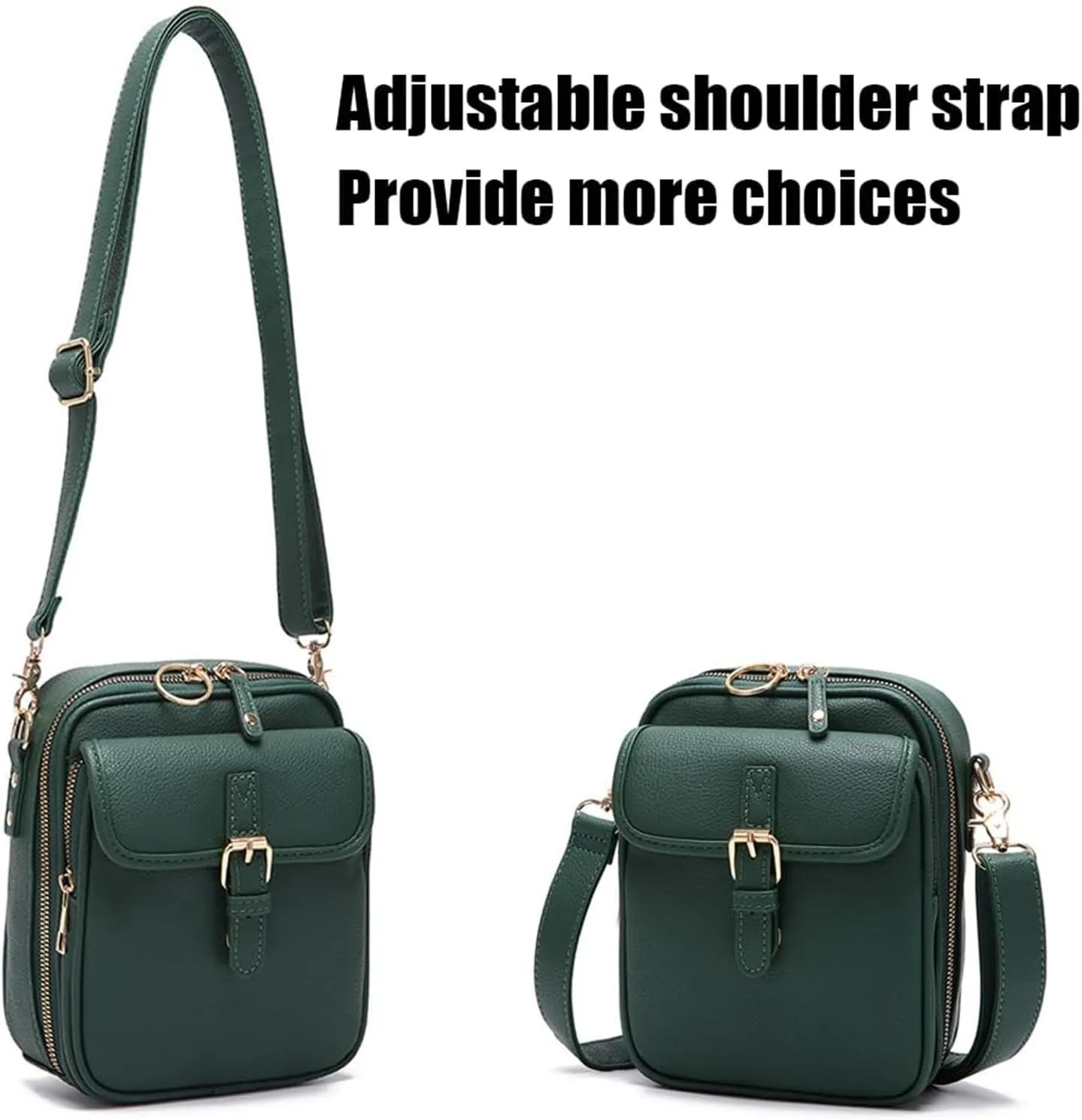 Urvashi Cross Body Bag Small Leather Tojoyride Messenger Bag With Card Slots Shoulder Bags For Women Men Wallet Purses