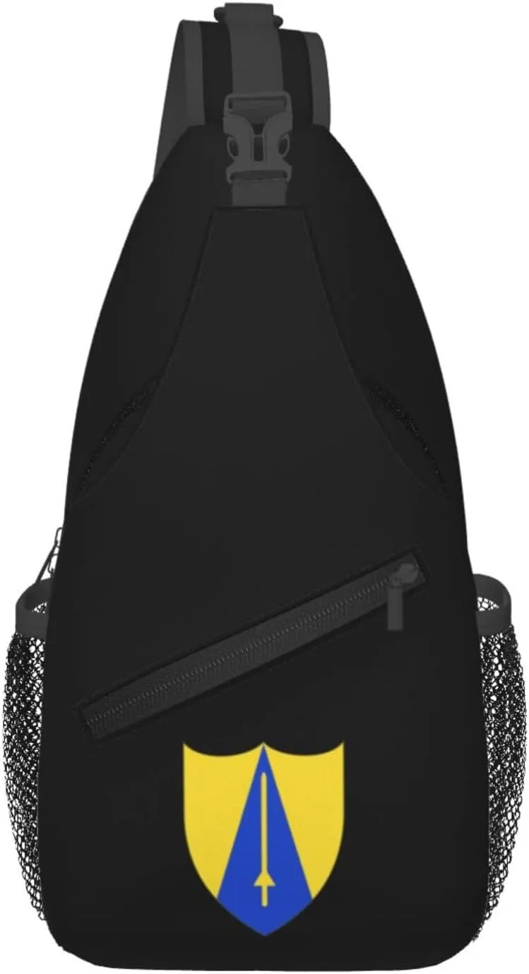 Us 65th Cavalry Division Crossbody Bags For Women Men Chest Backpack Gym Shoulder Bag Travel Outdoor Sports Casual Crossbody Bags
