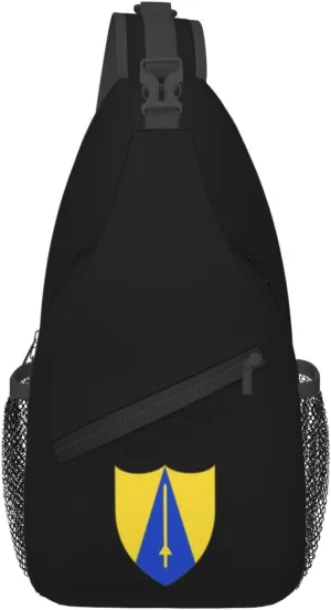 Us 65th Cavalry Division Crossbody Bags For Women Men Chest Backpack Gym Shoulder Bag Travel Outdoor Sports Casual Crossbody Bags