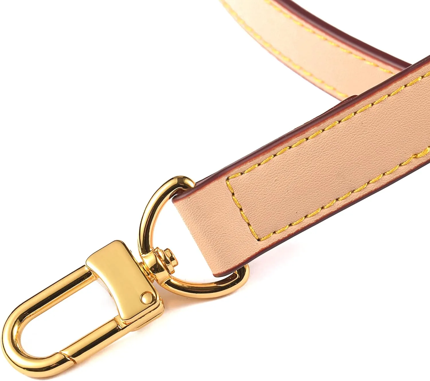 Vachetta Leather Adjustable Crossbody Strap for Women's Crossbody Handbags