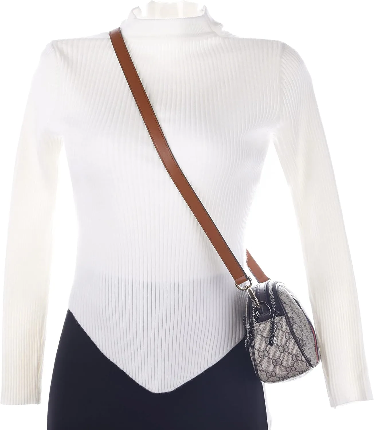 Vachetta Leather Adjustable Crossbody Strap for ， women's crossbody handbags