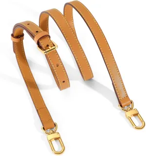 Vachetta Leather Replacement Adjustable Shoulder Strap for L V Handbag Replacement Bag Strap