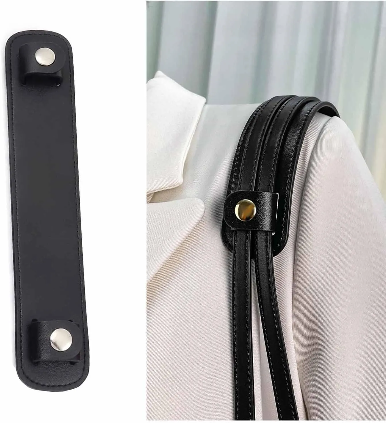 Vachetta Leather shoulder pads Leather shoulder strap pads for designing stylish decompression handbag bags