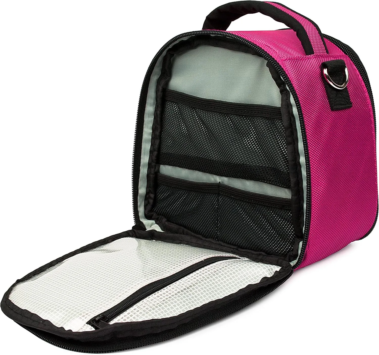 VanGoddy Laurel Magenta Carrying Case Bag for Sony Cyber-Shot, Alpha, E-Mount, A-Mount Series Camera's