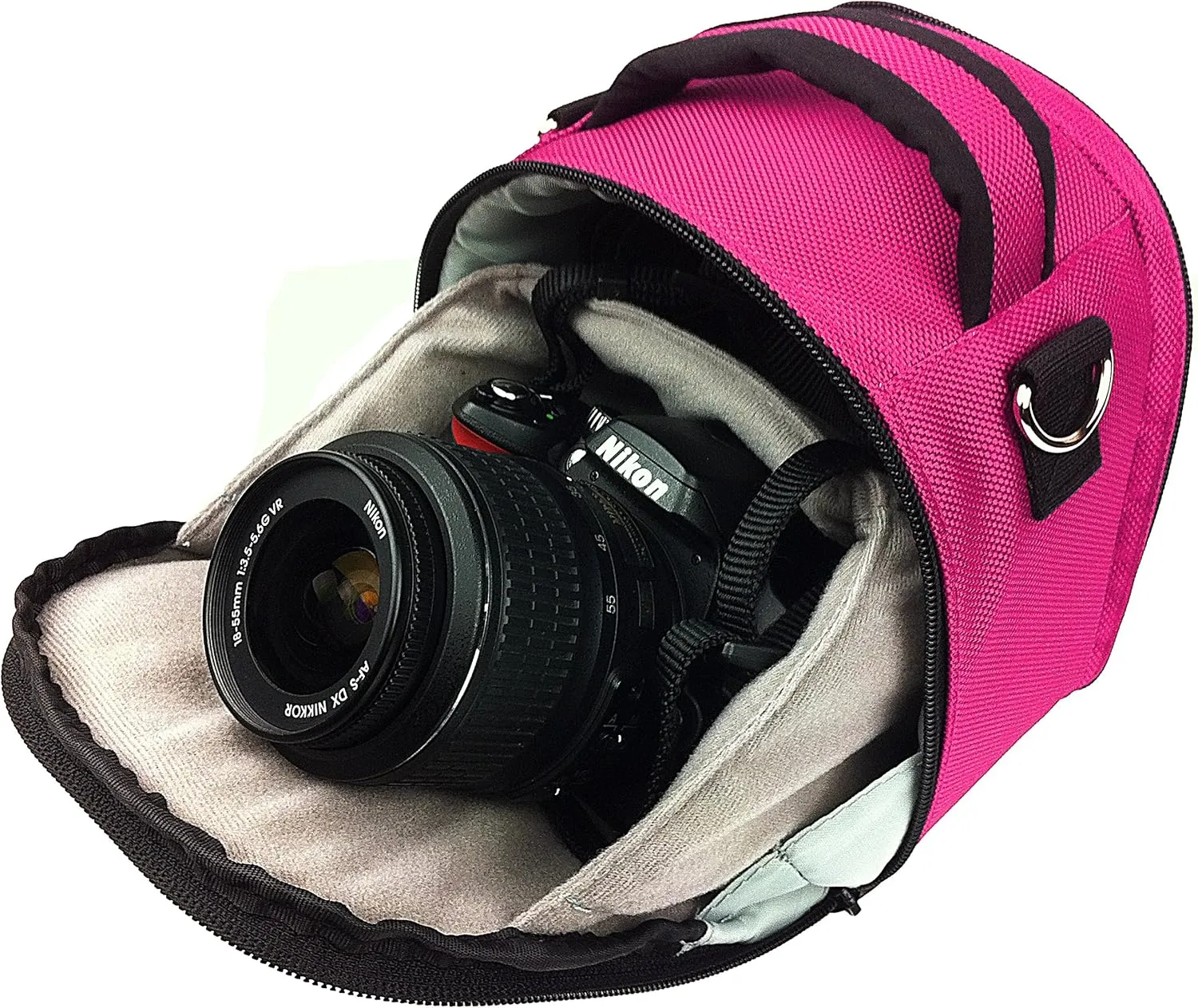 VanGoddy Laurel Magenta Carrying Case Bag for Sony Cyber-Shot, Alpha, E-Mount, A-Mount Series Camera's