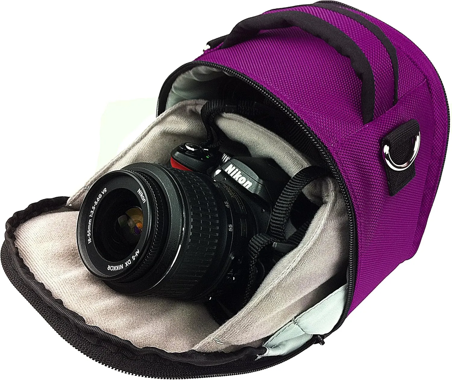 VanGoddy Laurel Plum Purple Carrying Case Bag for Sony Cyber-Shot, Alpha, E-Mount, A-Mount Series Camera's
