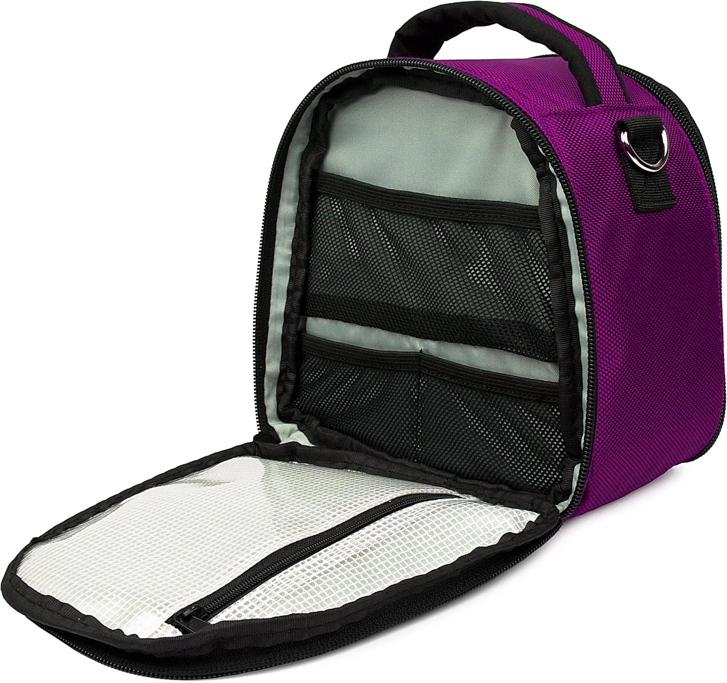 VanGoddy Laurel Plum Purple Carrying Case Bag for Sony Cyber-Shot, Alpha, E-Mount, A-Mount Series Camera's