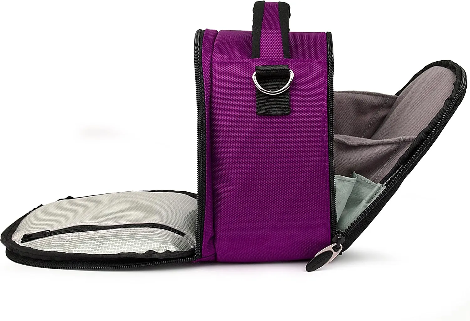 VanGoddy Laurel Plum Purple Carrying Case Bag for Sony Cyber-Shot, Alpha, E-Mount, A-Mount Series Camera's