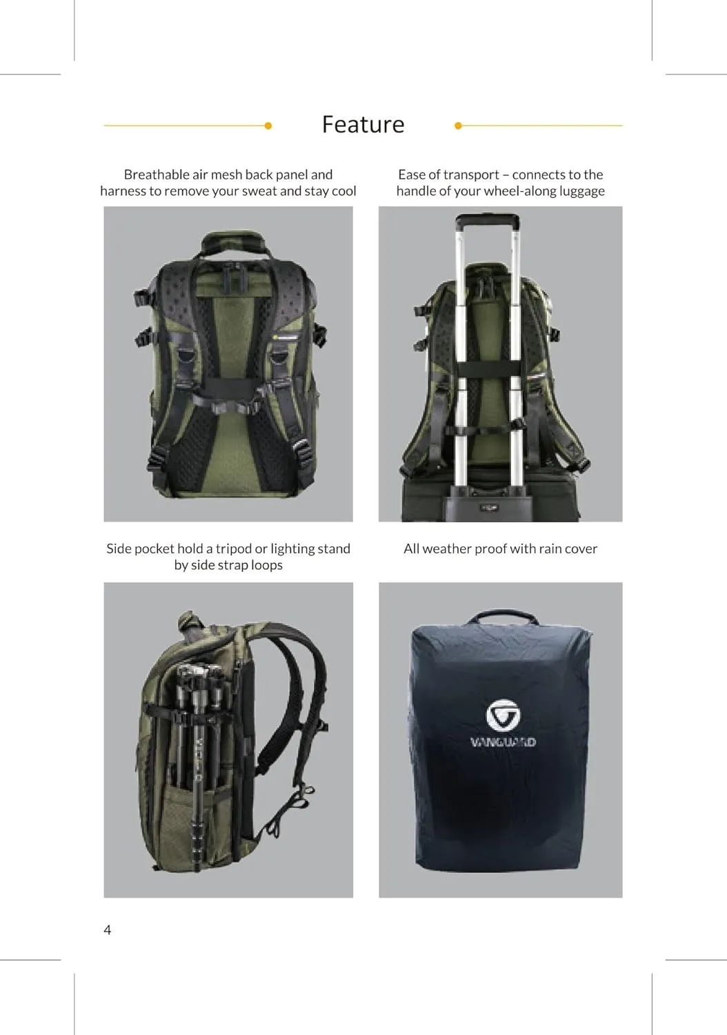 VANGUARD VEO Select 37BRM Backpack for Mirrorless/CSC Camera - Black