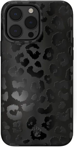 VELVET CAVIAR Black Leopard Cheetah Print Phone Case for iPhone 14 Pro Max - Compatible with MagSafe - 10ft Drop Tested