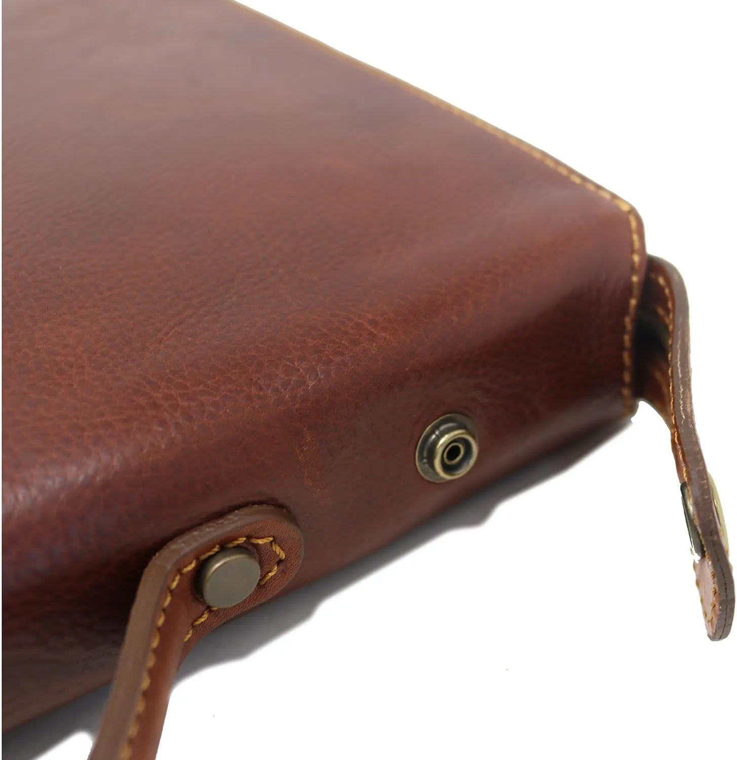Venezia Full Grain Leather Laptop Case Portfolio Briefcase Attache