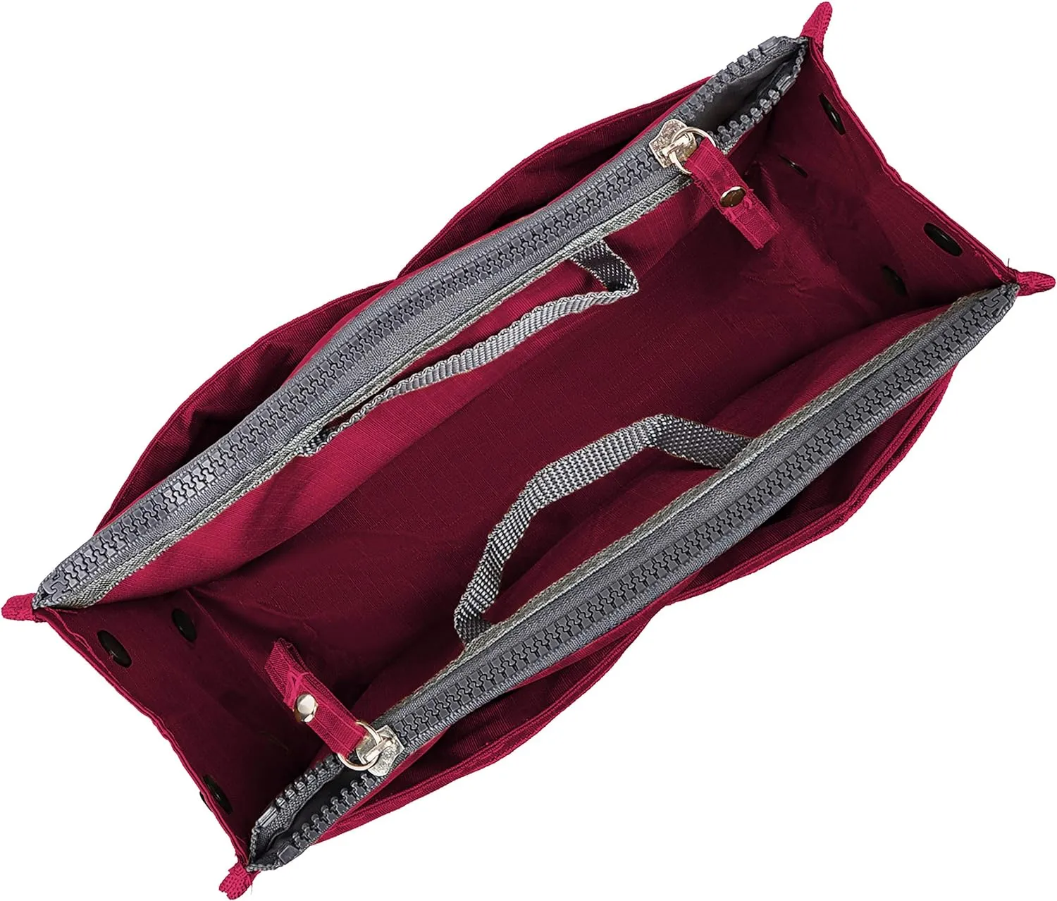 Vercord Updated Purse Handbag Organizer Insert Liner Bag in Bag 13 Pockets Burgundy Medium