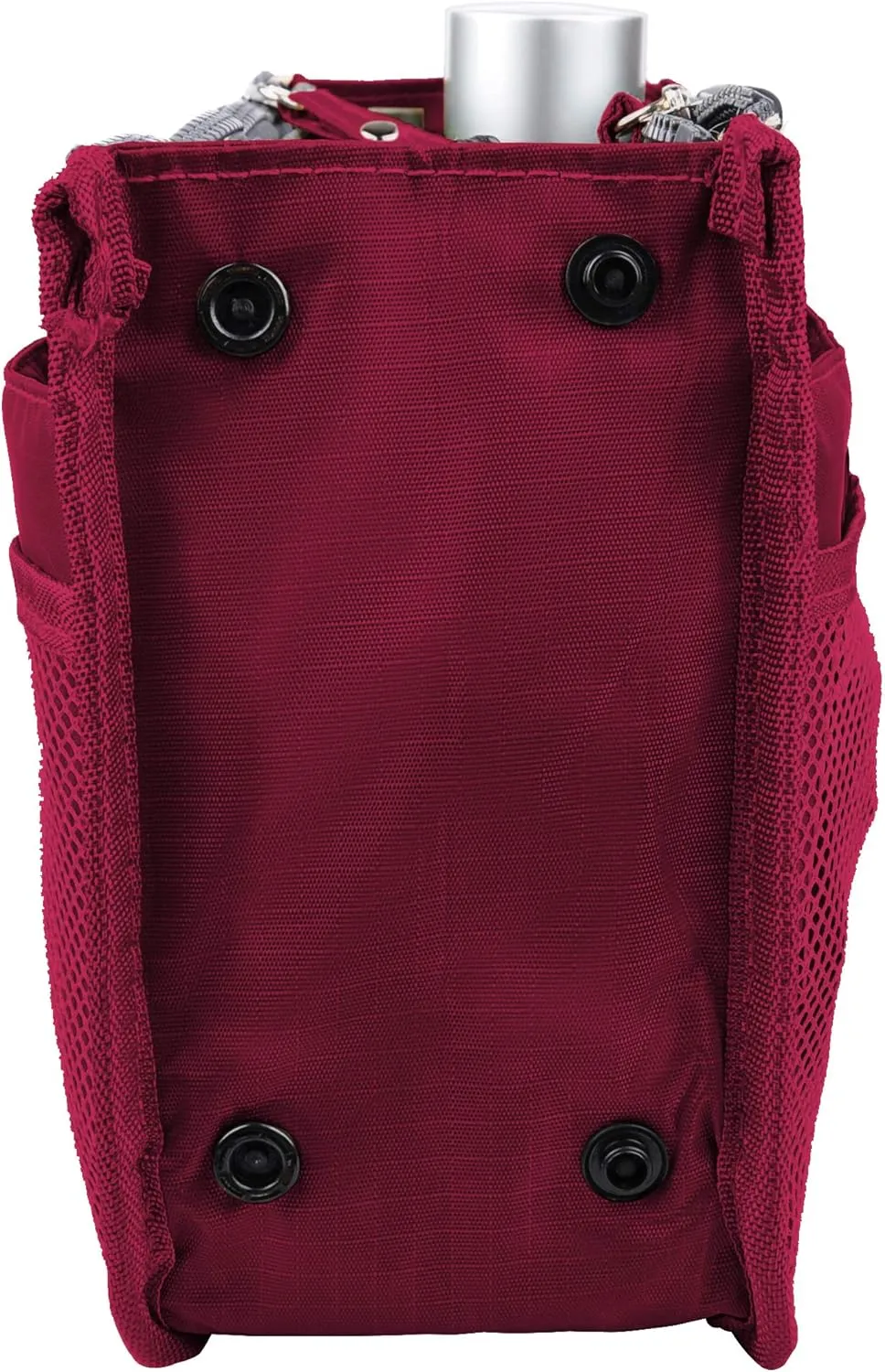 Vercord Updated Purse Handbag Organizer Insert Liner Bag in Bag 13 Pockets Burgundy Medium