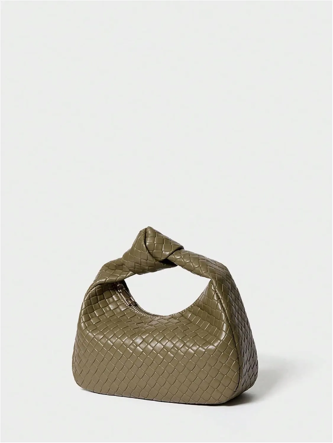 Verdusa Women's Hobo Bags Ruched PU Leather Handbag Clutch Purses Dumpling Pouch Bag