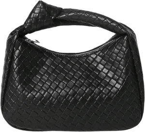 Verdusa Women's Hobo Bags Ruched PU Leather Handbag Clutch Purses Dumpling Pouch Bag